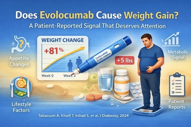 repatha evolocumab weight changes